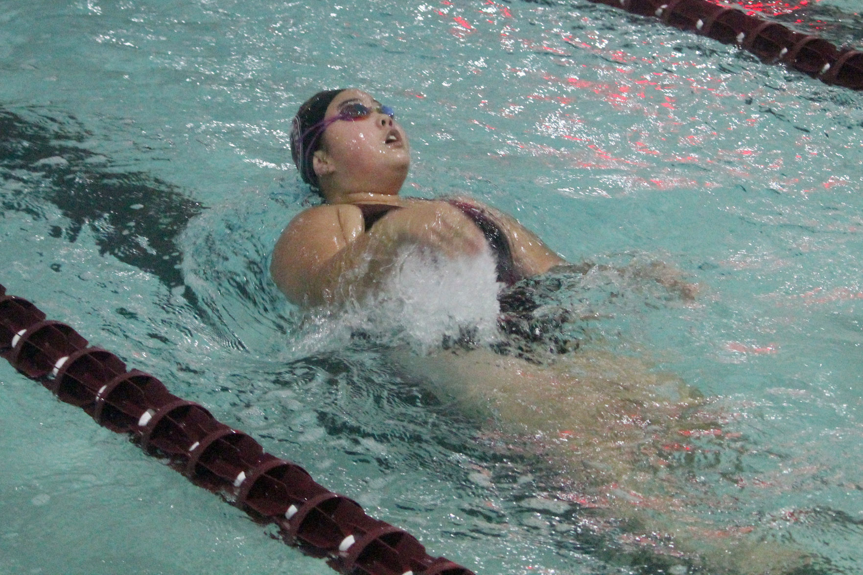 Menomonie girls swim and dive triangular 9-24-19